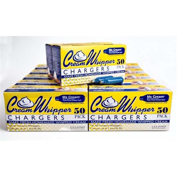 Leland Leland Ms Cream 8g N20 Cream Whipper Chargers Twelve 50 Packs 1350-12 - main